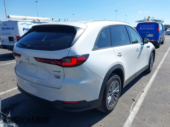 2024 Mazda CX-90 Preferred with VIN JM3KKBHD4R1175985, listed as a IAAI auction lot 41898640 with 7,359 mi miles and . Bid and sale history available at DreamBid. Image 4.