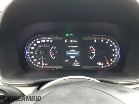 2022 Hyundai Tucson SEL with VIN 5NMJB3AE2NH084341, listed as a Copart auction lot 43927375 with 12,456 mi miles and Salvage Title. Bid and sale history available at carsss.com. Image 9.