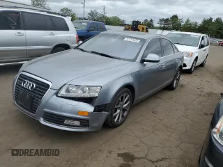 2010 Audi A6 Premium Plus with VIN WAUFGAFBXAN075973, listed as a Copart auction lot 57751625 with 140,792 mi miles and Salvage title. Bid and sale history available at DreamBid. Image 1.