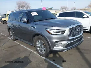 2021 Infiniti QX80 PREMIUM SELECT with VIN JN8AZ2AF4M9717841, listed as a IAAI auction lot 41454179 with 78,383 mi miles. Bid and sale history available at carsss.com. Image 1.