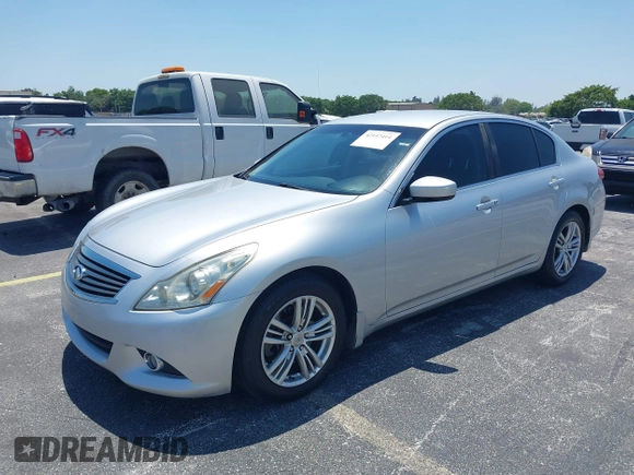 2011 Infiniti G25 Journey with VIN JN1DV6AP2BM602317, listed as a IAAI auction lot 42147414 with 163,757 mi miles. Bid and sale history available at carsss.com. Image 2.