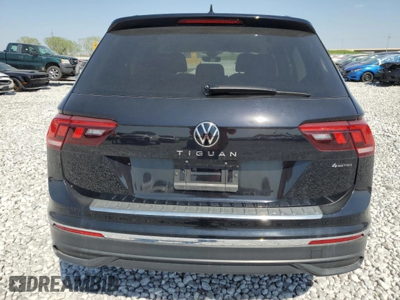 2024 Volkswagen Tiguan S with VIN 3VVFB7AX9RM139970, listed as a Copart auction lot 44261515 with 5,265 mi miles and Salvage title. Bid and sale history available at DreamBid. Image 6.