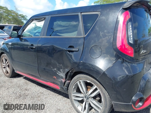 2015 Kia Soul + with VIN KNDJP3A56F7160721, listed as a IAAI auction lot 41746456 with 92,171 mi miles. Bid and sale history available at carsss.com. Image 6.