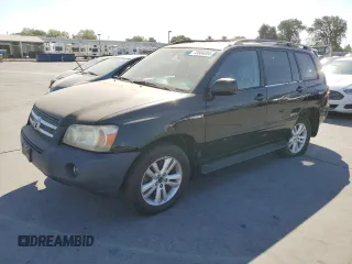 2006 Toyota Highlander Hybrid with VIN JTEEW21A860022162, listed as a Copart auction lot 72604204 with 144,974 mi miles and Salvage Title. Bid and sale history available at carsss.com. Image 1.