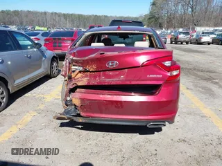 2015 Hyundai Sonata 2.4L Sport with VIN 5NPE34AF7FH240729, listed as a IAAI auction lot 41636930 with 88,446 mi miles. Bid and sale history available at carsss.com. Image 16.