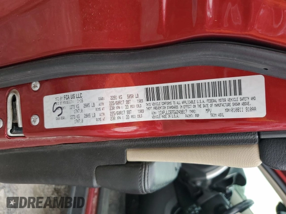 2016 Jeep Cherokee Latitude с VIN 1C4PJLCB7GW249817, выставлен на аукционе Copart как лот 59029835 с пробегом 182 362 миль миль и Списание • Salvage title. История ставок и продаж доступна на DreamBid. Изображение 13.