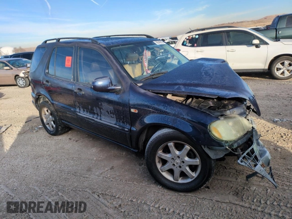 1999 Mercedes-Benz M 320/430/500 with VIN 4JGAB72E4XA096215, listed as a Copart auction lot 88049355 with Not provided miles and Salvage title. Bid and sale history available at DreamBid. Image 4.