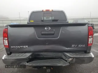 2017 Nissan Frontier SV with VIN 1N6AD0EV7HN723725, listed as a Copart auction lot 61253905 with 58,163 mi miles and Salvage title. Bid and sale history available at DreamBid. Image 6.
