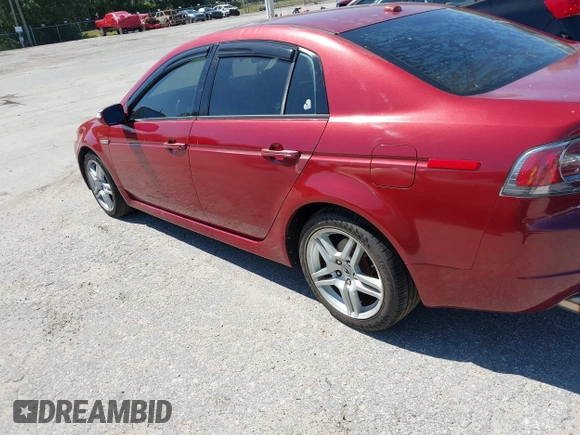2007 Acura TL with VIN 19UUA66247A021899, listed as a IAAI auction lot 42058208 with 187,770 mi miles. Bid and sale history available at carsss.com. Image 3.