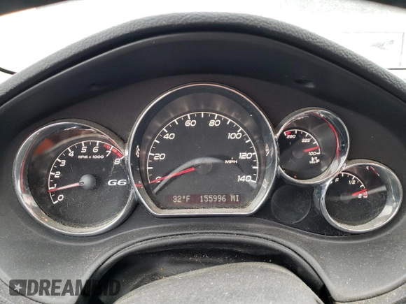 2010 Pontiac G6 1SB z VIN 1G2ZA5E09A4119917, wystawiony jako Copart lot #46852545 z przebiegiem 155 996 mil mil oraz Szkoda całkowita • Salvage title. Historia ofert i sprzedaży dostępna na DreamBid. Obrazek 9.