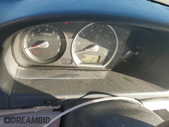 2007 Hyundai Sonata GLS with VIN 5NPET46C57H236632, listed as a Copart auction lot 43047295 with 475,610 mi miles and Salvage Title. Bid and sale history available at DreamBid. Image 9.