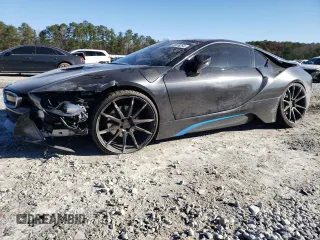 2017 BMW i8 z VIN WBY2Z2C59HV676414, wystawiony jako Copart lot #42976054 z przebiegiem 42 464 mil mil oraz . Historia ofert i sprzedaży dostępna na DreamBid. Obrazek 1.