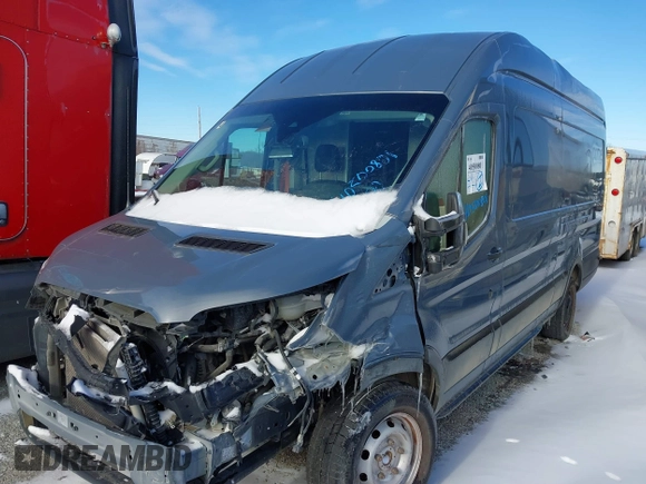 2021 Ford Transit Cargo with VIN 1FTBR3X89MKA54791, listed as a IAAI auction lot 40500801 with 57,847 mi miles and . Bid and sale history available at DreamBid. Image 2.