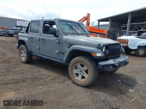 2021 Jeep Wrangler Unlimited Willys with VIN 1C4HJXDGXMW763324, listed as a IAAI auction lot 41643296 with 22,599 mi miles and . Bid and sale history available at DreamBid. Image 1.