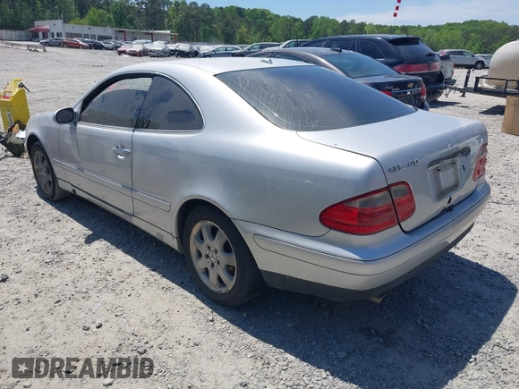 2002 Mercedes-Benz CLK 320/430 with VIN WDBLJ65G82T118039, listed as a IAAI auction lot 41929153 with 232,989 mi miles and . Bid and sale history available at DreamBid. Image 3.