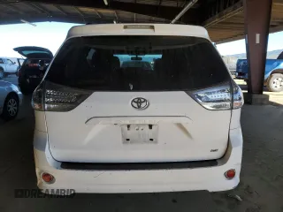 2012 Toyota Sienna SE with VIN 5TDXK3DCXCS196965, listed as a Copart auction lot 46950365 with 141,176 mi miles and Salvage Title. Bid and sale history available at carsss.com. Image 6.
