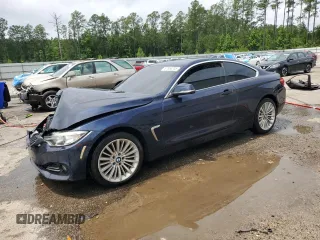 2014 BMW 4 Series 428i xDrive with VIN WBA3N9C52EF721237, listed as a Copart auction lot 57858205 with Not provided miles and Salvage title. Bid and sale history available at DreamBid. Image 1.