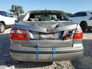 2004 Saab 9-5 Arc with VIN YS3ED49A343000522, listed as a Copart auction lot 72689134 with 166,098 mi miles and Salvage Title. Bid and sale history available at carsss.com. Image 6.
