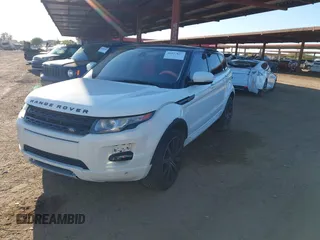 2013 Land Rover Range Rover Evoque Pure with VIN SALVN2BG0DH730116, listed as a IAAI auction lot 41877837 with 216,994 mi miles. Bid and sale history available at carsss.com. Image 2.