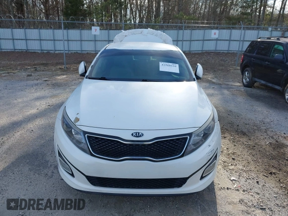 2015 Kia Optima EX with VIN 5XXGN4A77FG437245, listed as a IAAI auction lot 41560539 with 196,480 mi miles and . Bid and sale history available at DreamBid. Image 13.