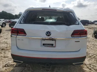 2021 Volkswagen Atlas SEL with VIN 1V2BR2CAXMC562859, listed as a Copart auction lot 60816645 with 72,410 mi miles and Salvage title. Bid and sale history available at DreamBid. Image 6.