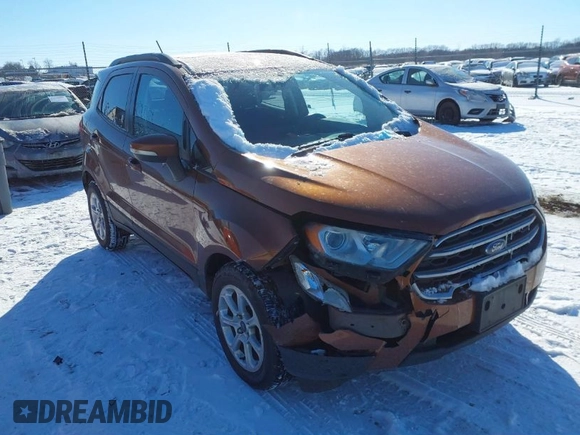 2018 Ford EcoSport SE with VIN MAJ3P1TE6JC217595, listed as a IAAI auction lot 41578372 with 133,368 mi miles and . Bid and sale history available at DreamBid. Image 1.