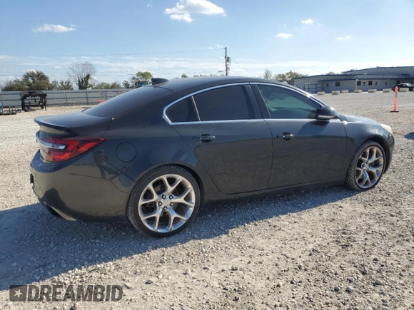 2016 Buick Regal GS with VIN 2G4GU5GX9G9108678, listed as a Copart auction lot 80263184 with 124,256 mi miles and Salvage Title. Bid and sale history available at carsss.com. Image 3.