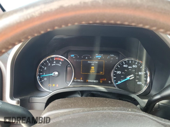 2019 Ford F-250 XL with VIN 1FT7W2BT5KEF75118, listed as a Copart auction lot 54693825 with 121,705 mi miles and Salvage title. Bid and sale history available at DreamBid. Image 9.