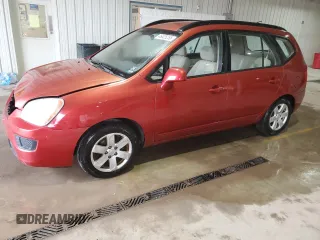 2008 Kia Rondo LX with VIN KNAFG526987128905, listed as a Copart auction lot 46625255 with 195,222 mi miles and Salvage Title. Bid and sale history available at carsss.com. Image 1.