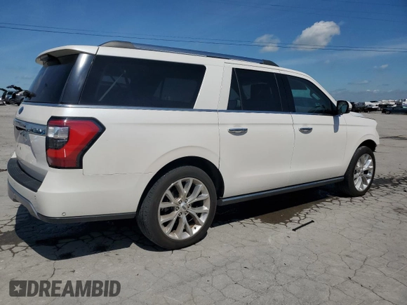 2018 Ford Expedition Max Limited z VIN 1FMJK1KT9JEA12109, wystawiony jako Copart lot #55788065 z przebiegiem 55 062 mil mil oraz Szkoda całkowita • Salvage title. Historia ofert i sprzedaży dostępna na DreamBid. Obrazek 3.