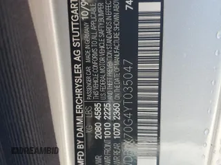 2000 Mercedes-Benz CLK 320/430 z VIN WDBLK70G4YT035047, wystawiony jako Copart lot #52852405 z przebiegiem 141 197 mil mil oraz Szkoda całkowita • Salvage title. Historia ofert i sprzedaży dostępna na DreamBid. Obrazek 12.