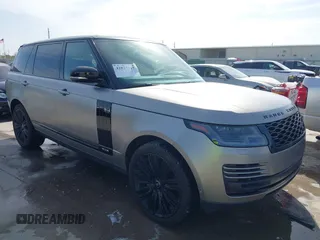 2018 Land Rover Range Rover z VIN SALGS5RE5JA393311, wystawiony jako IAAI lot #41827217 z przebiegiem 62 763 mil mil oraz . Historia ofert i sprzedaży dostępna na DreamBid. Obrazek 1.