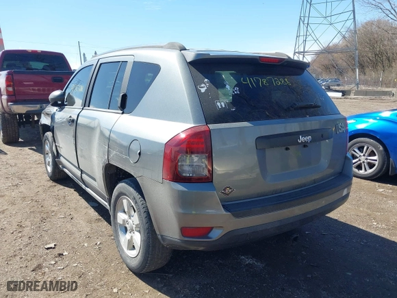 2014 Jeep Compass Sport with VIN 1C4NJCBA9ED536231, listed as a IAAI auction lot 41787288 with 173,252 mi miles. Bid and sale history available at carsss.com. Image 3.
