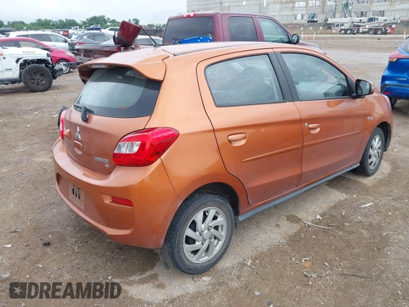 2018 Mitsubishi Mirage SE with VIN ML32A4HJ4JH012880, listed as a IAAI auction lot 42486804 with 28,468 mi miles and . Bid and sale history available at DreamBid. Image 4.