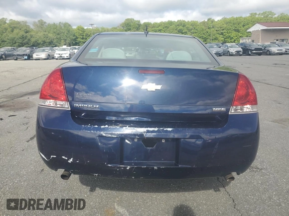 2012 Chevrolet Impala LS Retail with VIN 2G1WA5E31C1165743, listed as a Copart auction lot 58121325 with Not provided miles and Salvage title. Bid and sale history available at DreamBid. Image 6.