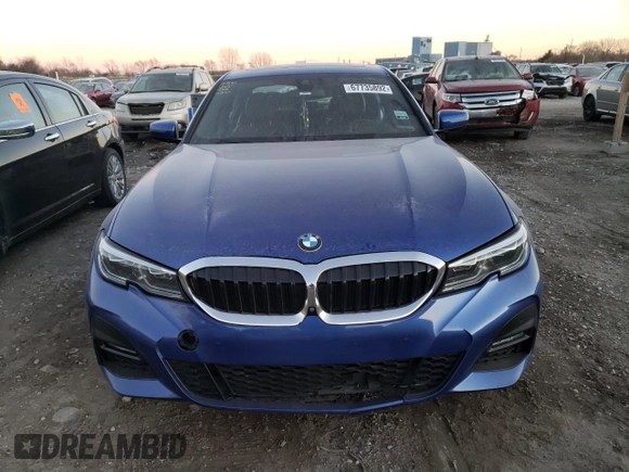 2019 BMW 3 Series 330i xDrive with VIN WBA5R7C52KAJ78370, listed as a Copart auction lot 67735892 with 75,102 mi miles. Bid and sale history available at carsss.com. Image 5.