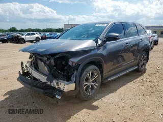 2019 Toyota Highlander LE with VIN 5TDZZRFH9KS298790, listed as a Copart auction lot 64677965 with Not provided miles and Clean title. Bid and sale history available at DreamBid. Image 1.