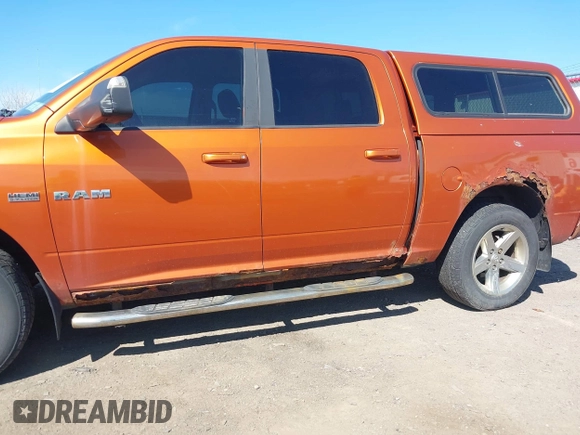 2010 Dodge 1500 Sport with VIN 1D7RV1CT0AS169693, listed as a IAAI auction lot 42156871 with 152,323 mi miles and . Bid and sale history available at carsss.com. Image 6.