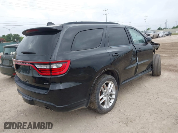 2023 Dodge Durango GT with VIN 1C4RDJDG9PC677551, listed as a IAAI auction lot 42420746 with Not provided miles and . Bid and sale history available at DreamBid. Image 4.