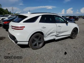 2023 Genesis GV70 2.5T with VIN KMUMADTB3PU130129, listed as a Copart auction lot 51048085 with 11,539 mi miles and Salvage Title. Bid and sale history available at DreamBid. Image 3.