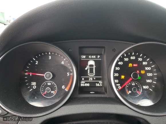 2011 Volkswagen Golf TDI with VIN WVWDM7AJ9BW343668, listed as a Copart auction lot 45813765 with 86,490 mi miles and Salvage Title. Bid and sale history available at carsss.com. Image 9.