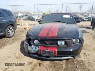 2011 Ford Mustang GT with VIN 1ZVBP8FF4B5116951, listed as a IAAI auction lot 41790686 with 62,880 mi miles and . Bid and sale history available at DreamBid. Image 12.