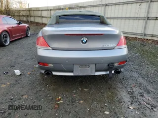 2004 BMW 6 Series 645Ci with VIN WBAEK734X4B321350, listed as a Copart auction lot 79209414 with 0 mi miles and Salvage Title. Bid and sale history available at carsss.com. Image 6.