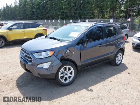 2021 Ford EcoSport SE with VIN MAJ6S3GL6MC454589, listed as a IAAI auction lot 42519464 with 78,213 mi miles and . Bid and sale history available at DreamBid. Image 2.