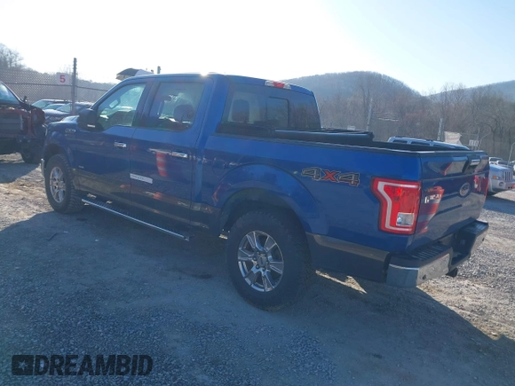 2017 Ford F-150 XL with VIN 1FTEW1EP0HFA48400, listed as a IAAI auction lot 41759048 with 141,891 mi miles. Bid and sale history available at carsss.com. Image 3.