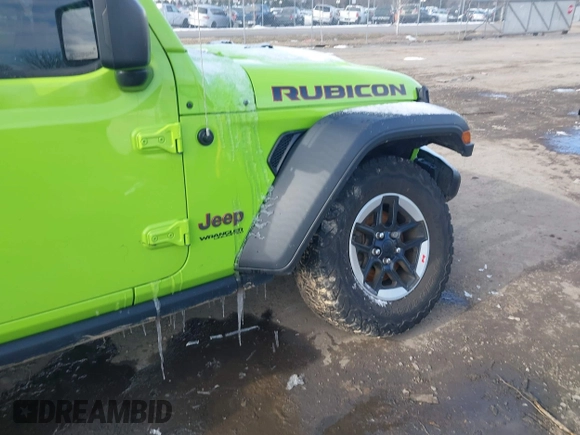 2021 Jeep Wrangler Unlimited Rubicon with VIN 1C4JJXFM1MW797737, listed as a IAAI auction lot 41371288 with 48,129 mi miles. Bid and sale history available at carsss.com. Image 6.
