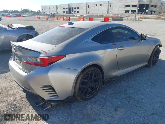 2015 Lexus RC 350 F Sport with VIN JTHSE5BC2F5000638, listed as a IAAI auction lot 42560306 with 63,159 mi miles and . Bid and sale history available at DreamBid. Image 4.