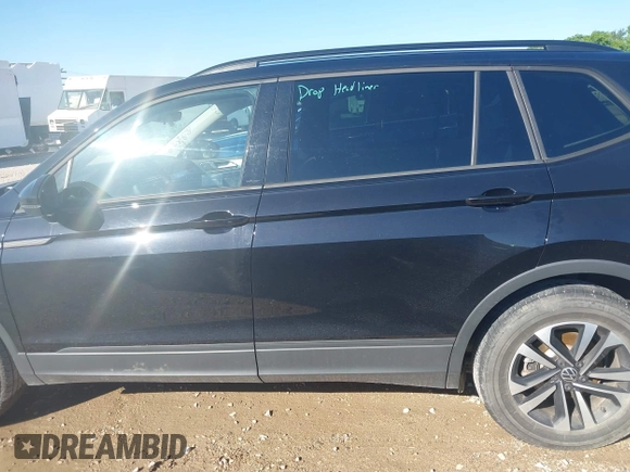 2023 Volkswagen Tiguan S with VIN 3VVRB7AX0PM120136, listed as a IAAI auction lot 42068030 with 46,220 mi miles and . Bid and sale history available at DreamBid. Image 14.