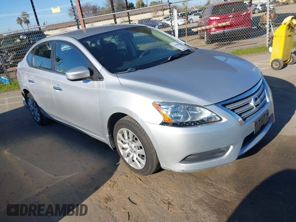 2014 Nissan Sentra S with VIN 3N1AB7AP9EY233961, listed as a IAAI auction lot 41305879 with 89,274 mi miles and . Bid and sale history available at DreamBid. Image 1.