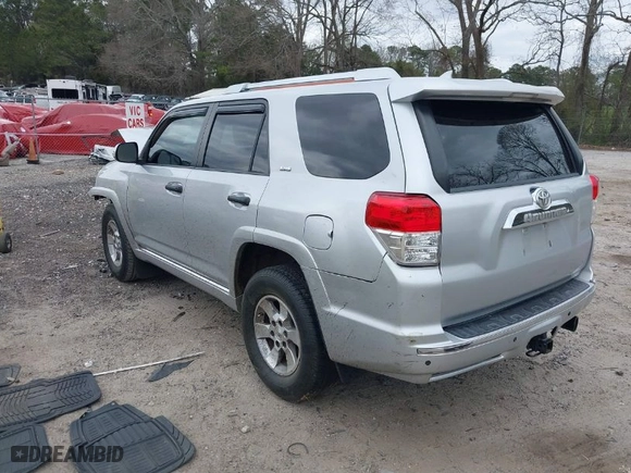 2011 Toyota 4Runner SR5 with VIN JTEZU5JR9B5021016, listed as a IAAI auction lot 41844799 with 155,361 mi miles. Bid and sale history available at carsss.com. Image 3.